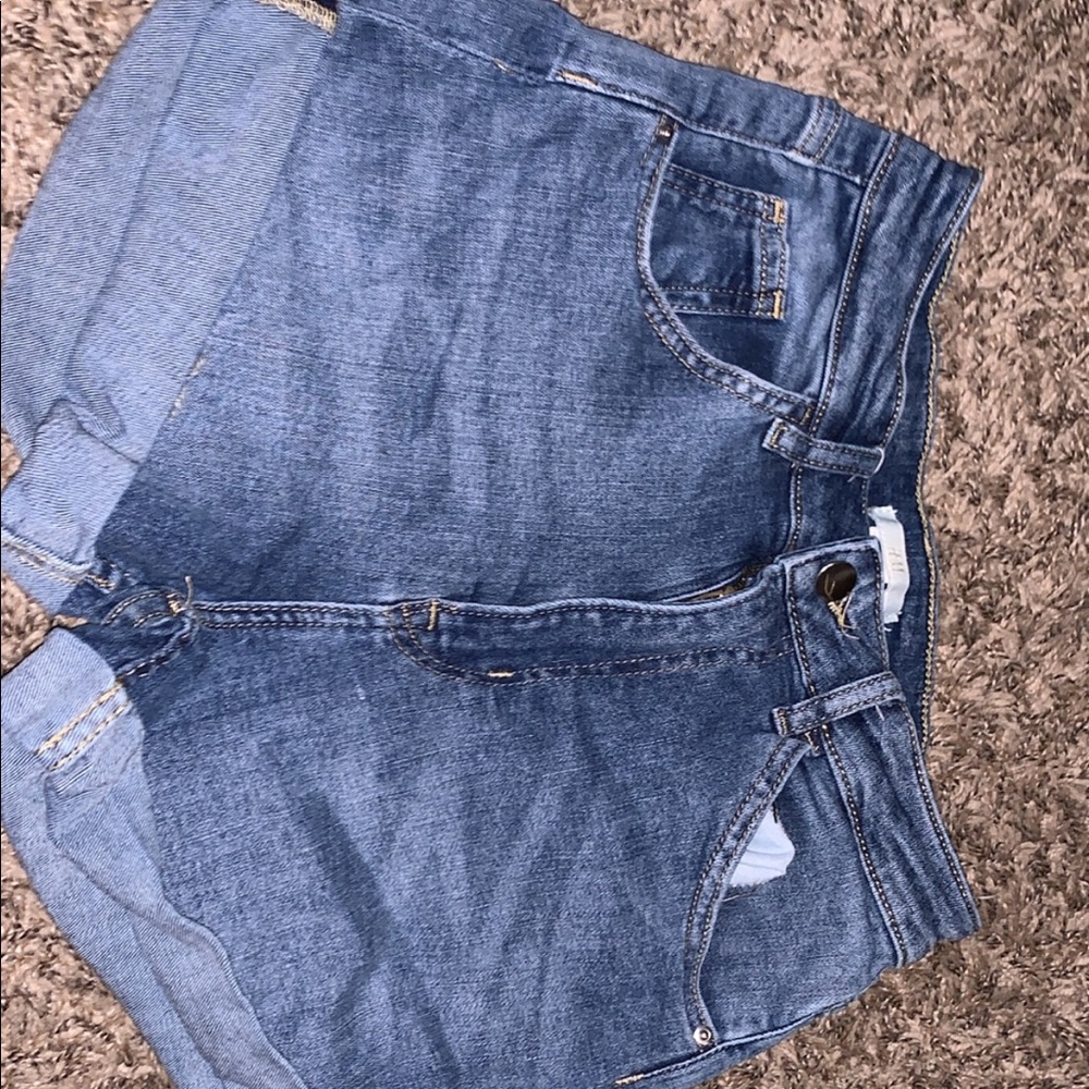 denim shorts